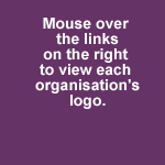 Mouse over a link to view the logo